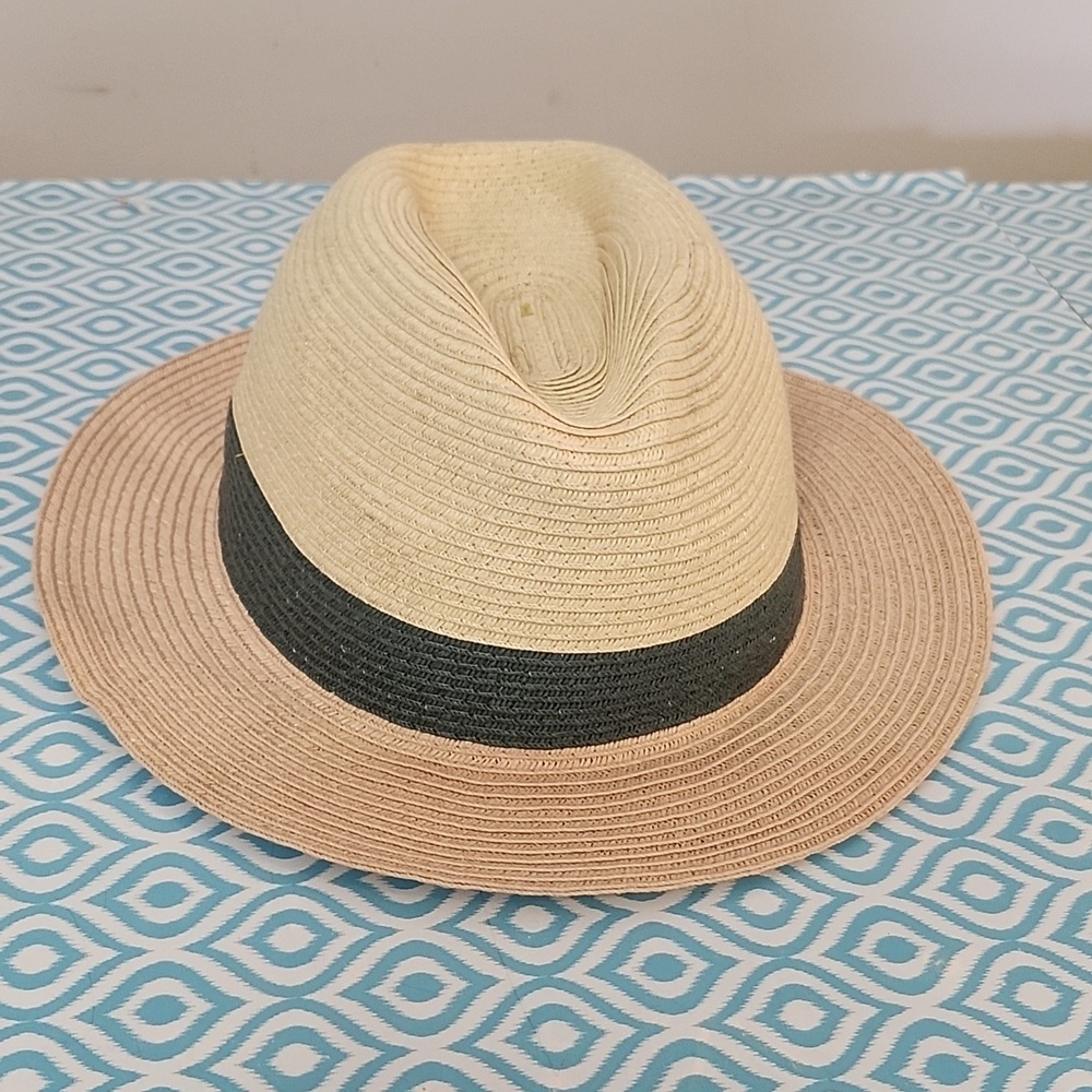 & Other Stories Hat Paper straw Fedora bohemium bo h*